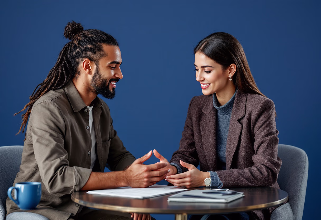 image of consulting session